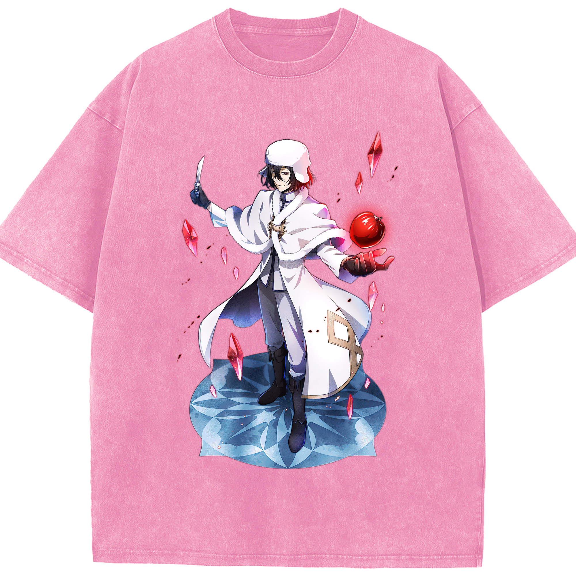 （画像用） 文豪ストレイドッグス Bungo Stray Dogs 綿100% ヴィンテージ風 半袖Tシャツ（フロントプリント）
